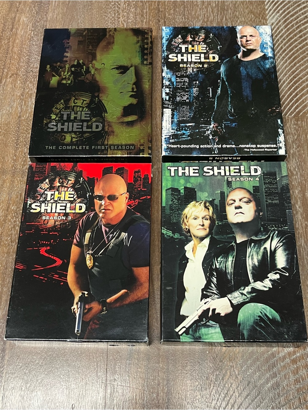 The Shield DVD Seasons 1-4 Complete Seasons 1, 2, 3, and 4 TV Series